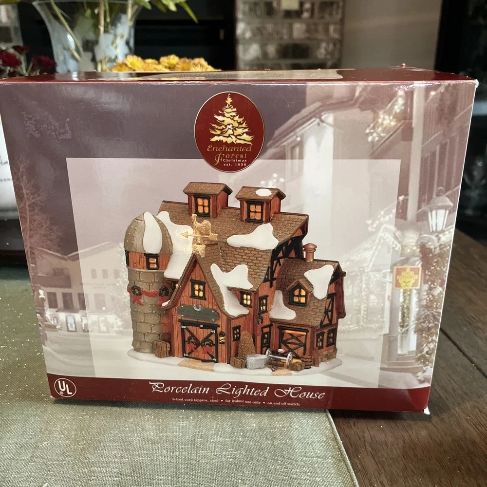 Lemax Village Collection 2002 Harvest Crossing Miller's Barn #25658A-Retired EUC